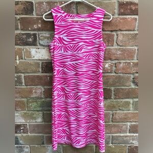 Jude Connally zebra print dress small